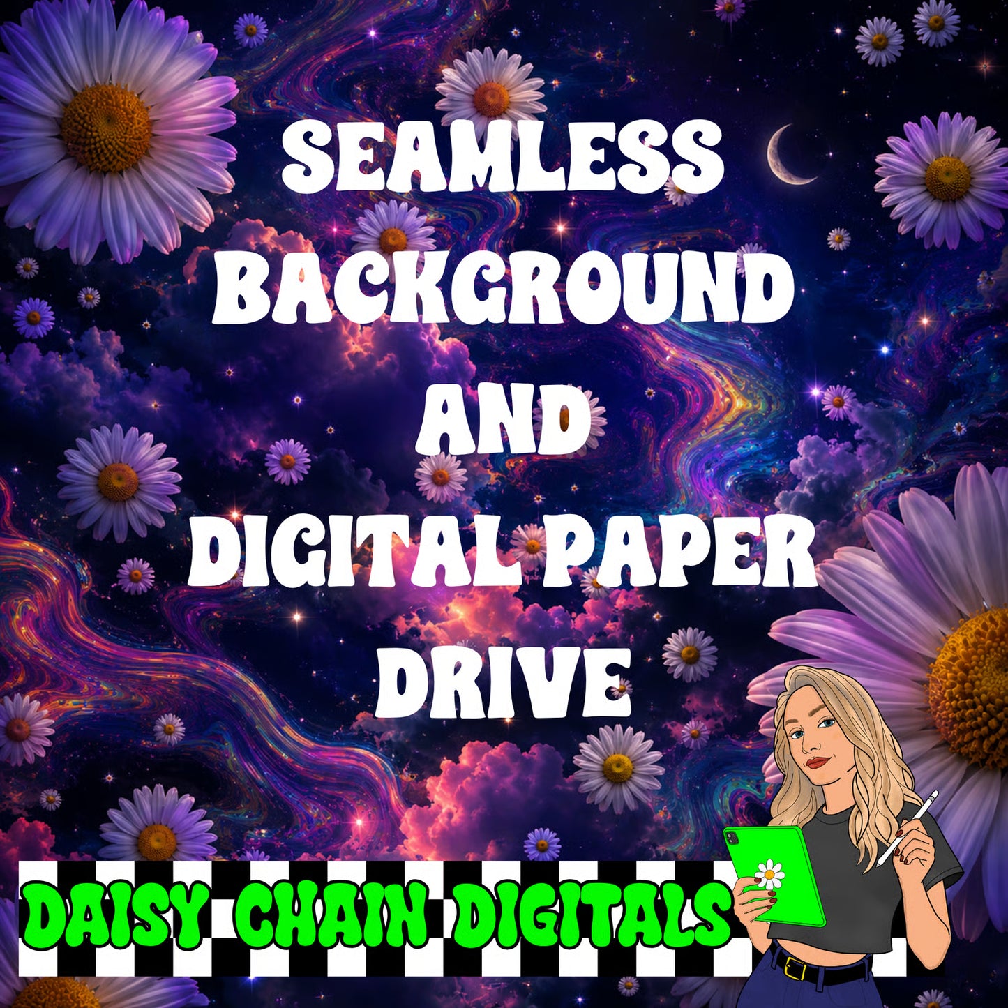Seamless Background + Digital Papers Drive