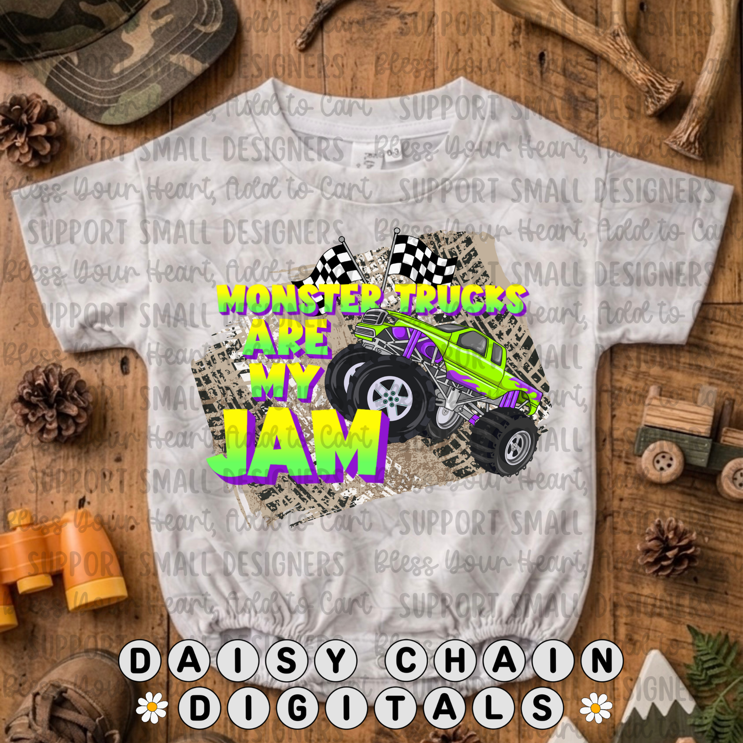 Monster Trucks Are My Jam - PNG