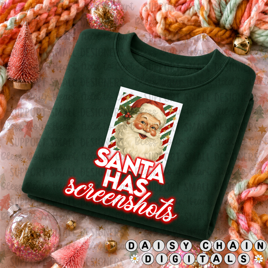 Santa Has Screenshots - PNG