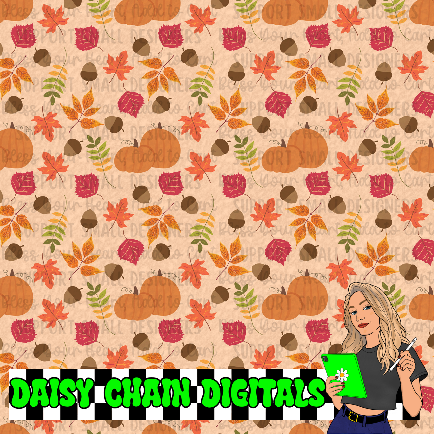 Fall Leaves - Seamless