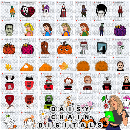 Fall + Halloween Clipart Drive 2026