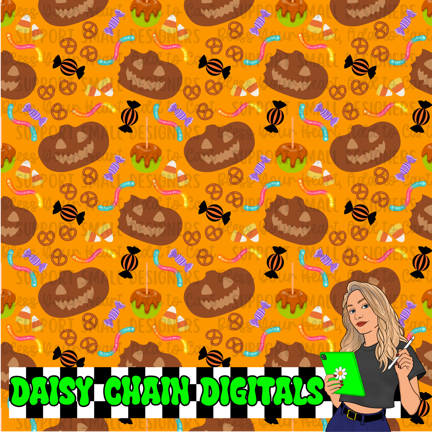 Halloween Snacks - Seamless