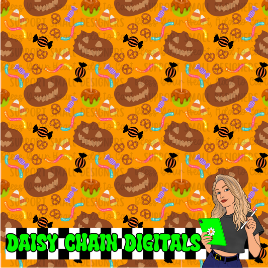 Halloween Snacks - Seamless