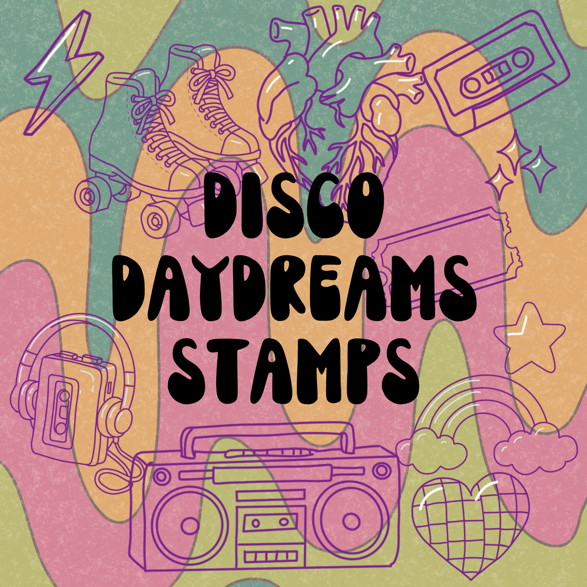 Disco Daydreams Stamps (Procreate only)