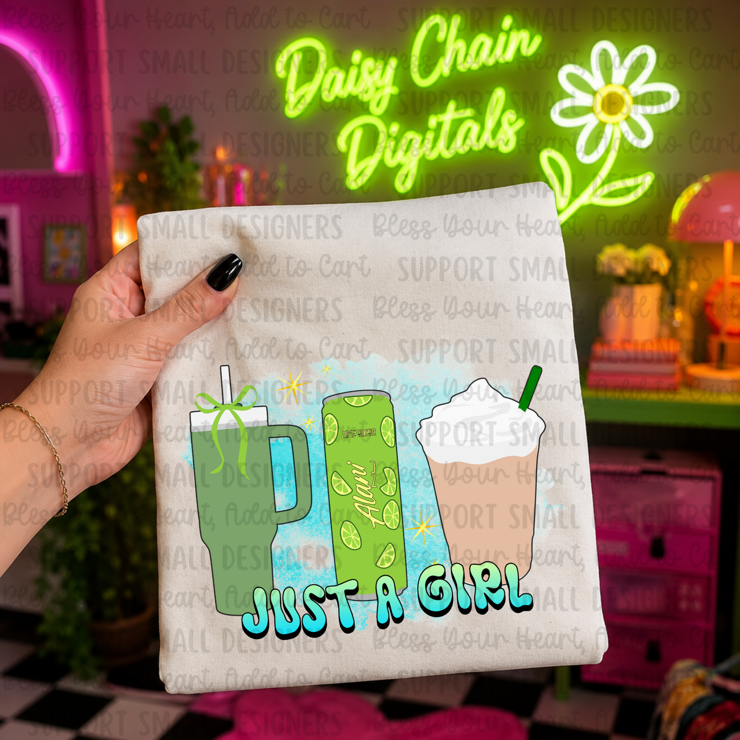 Just A Girl - PNG