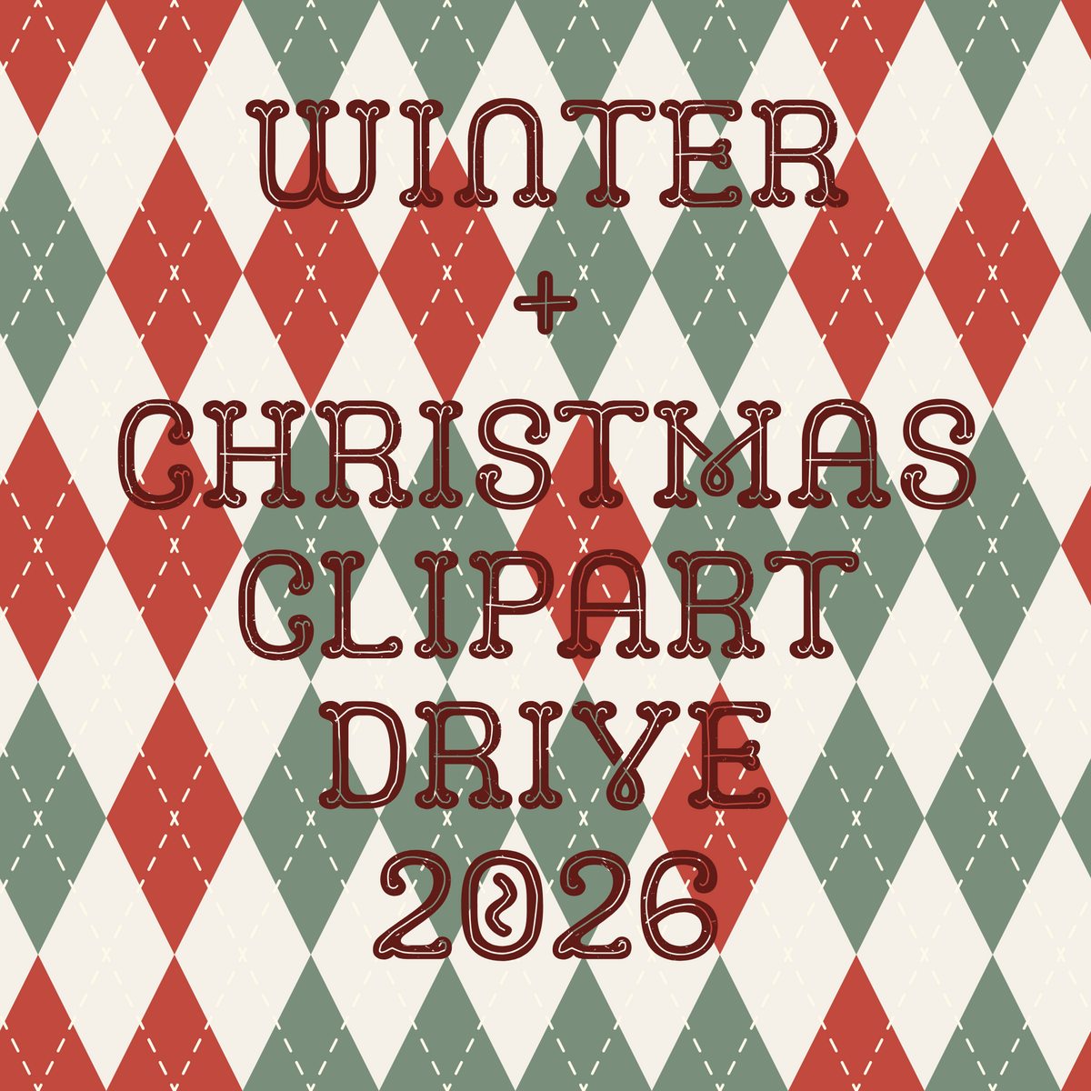 Winter + Christmas Clipart Drive 2026
