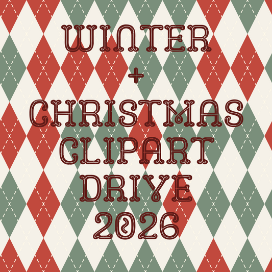 Winter + Christmas Clipart Drive 2026