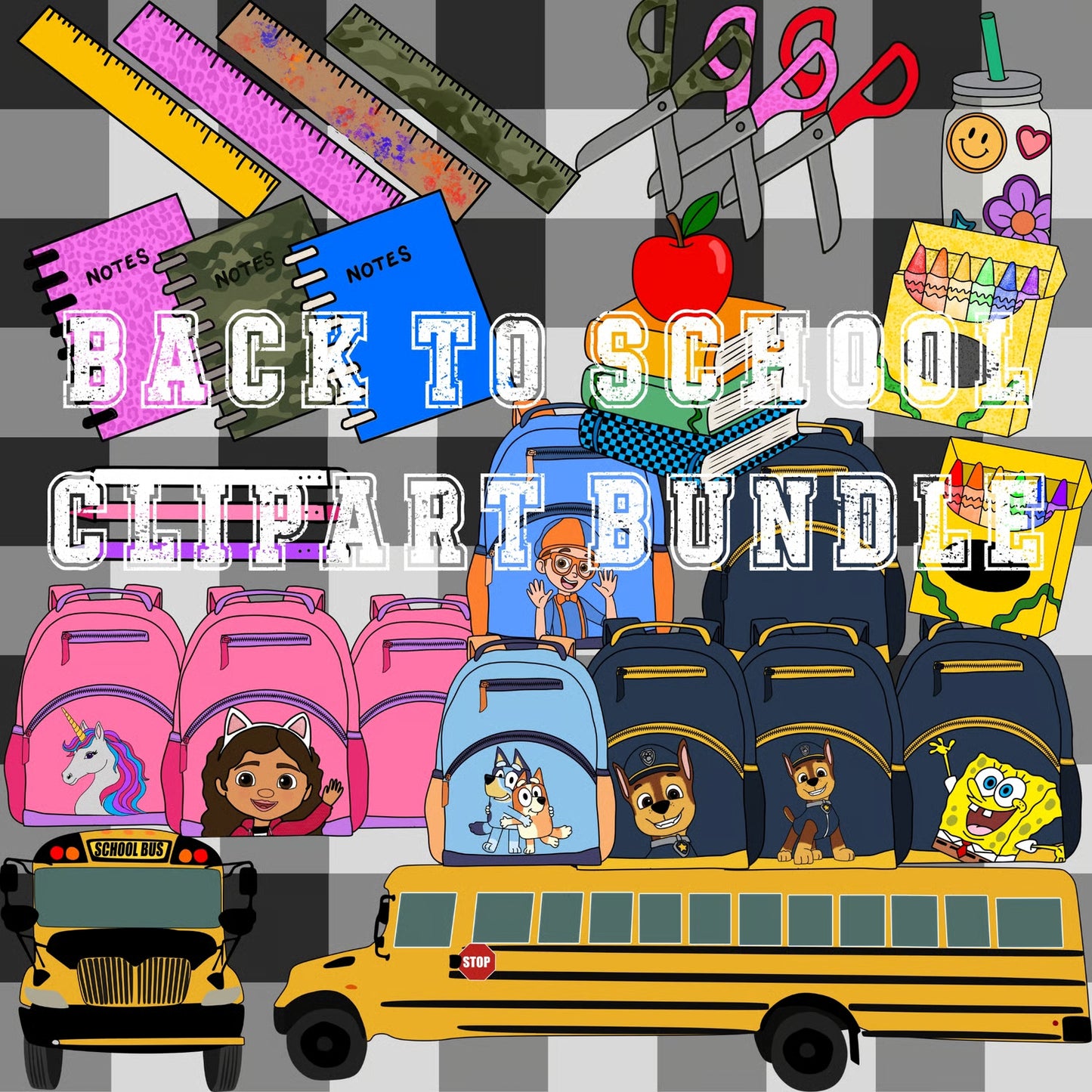 Back to School Clipart Bundle